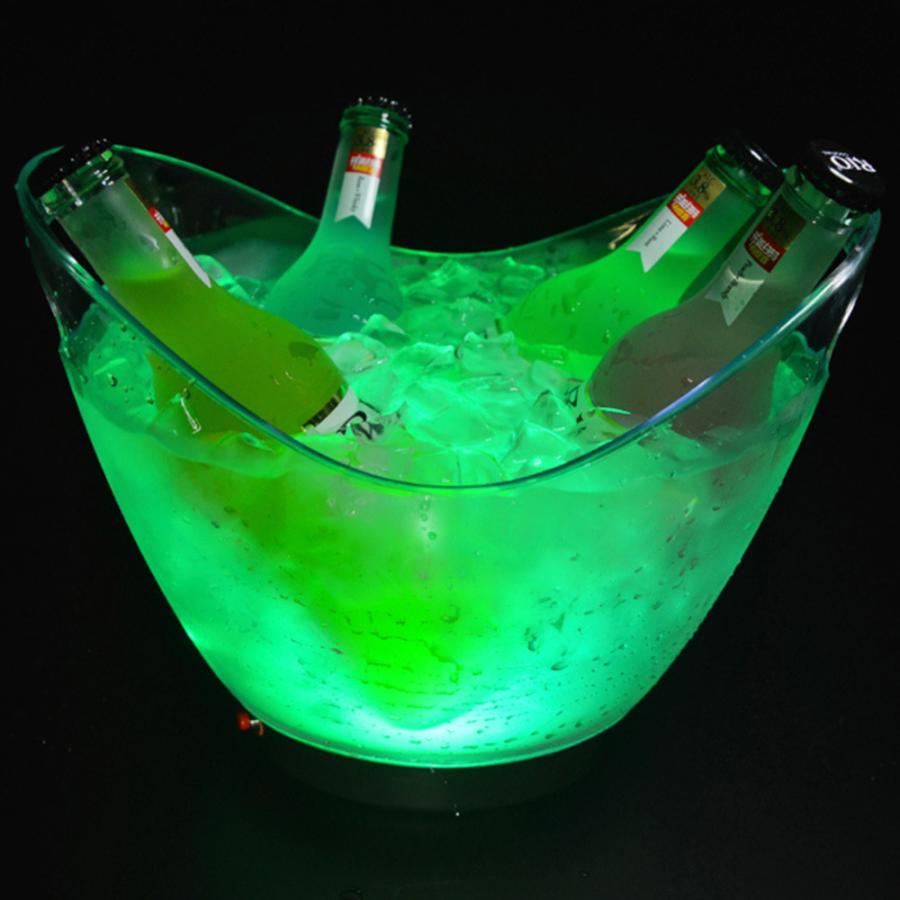 シャンパンクーラー ドリンククーラー ワインクーラー led 光る ボトル