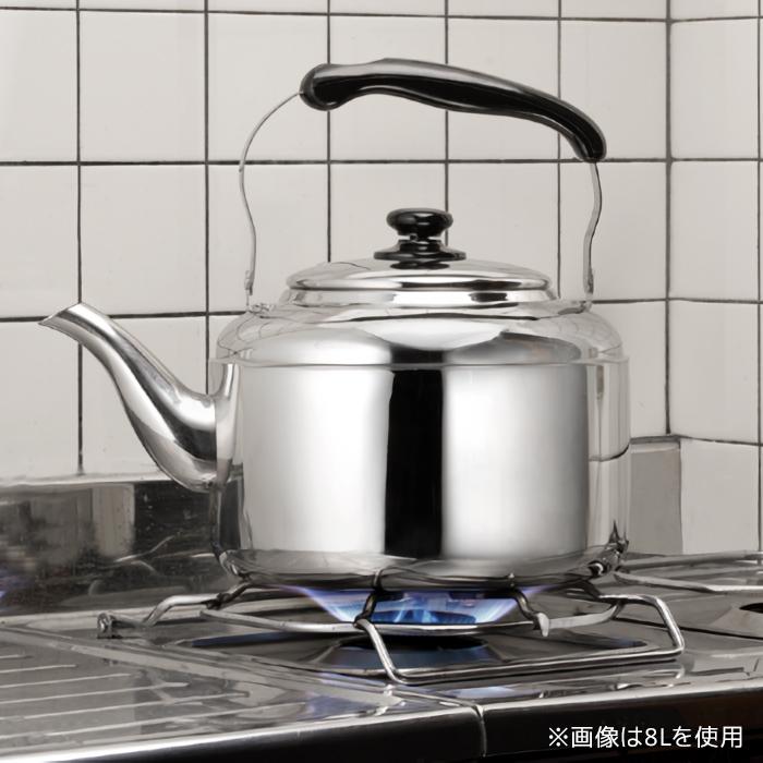 やかん ステンレス ニュービッグケトル 6L ih ガスコンロ対応