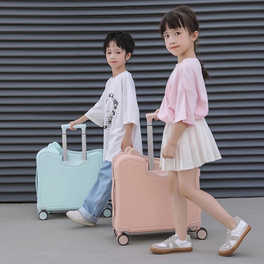 キャリーケース 子供 乗れる スーツケース m mサイズ 軽量 キャリー