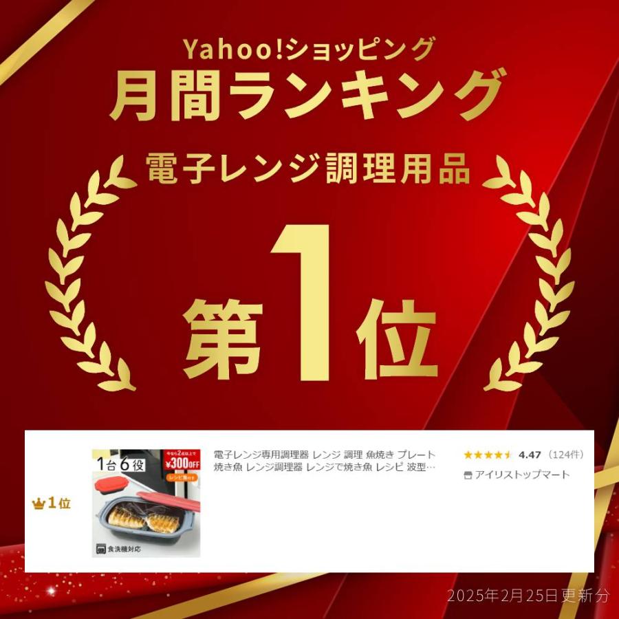 電子レンジ専用調理器 レンジ 調理 魚焼き プレート 焼き魚 レンジ調理 