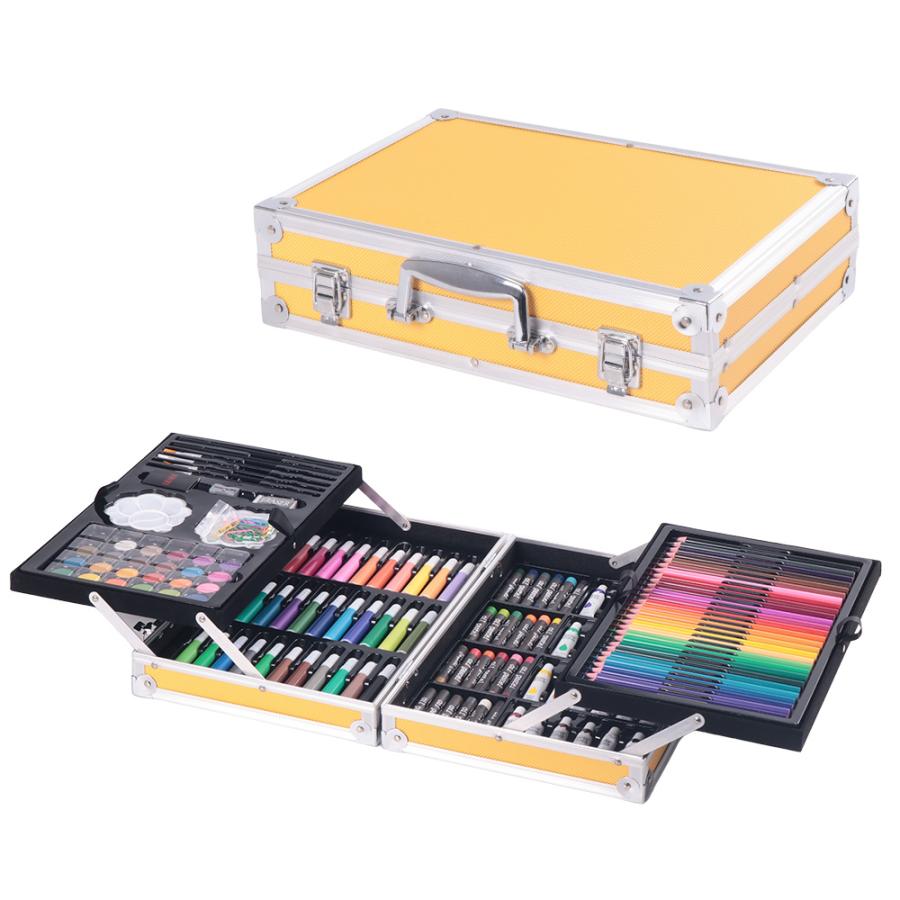 絵画セット　絵の具/色鉛筆/マーカー/クレヨン 楽天市場】180pcs お絵描きセット 文房具 色鉛筆 クレヨン アート