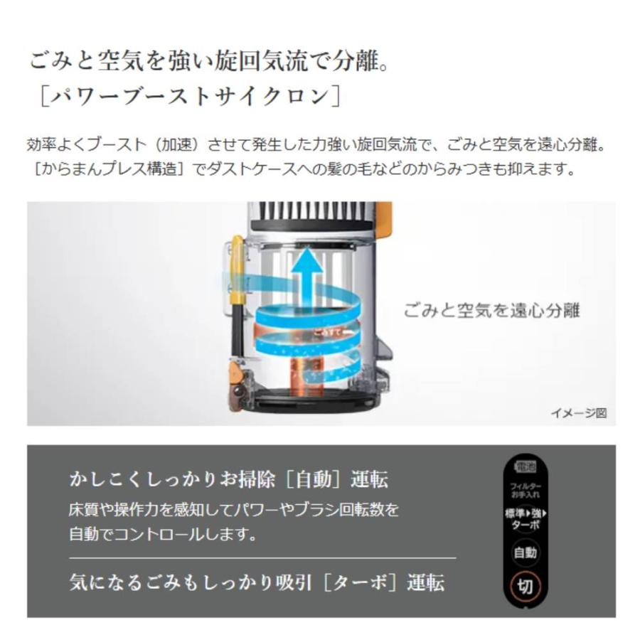 日立 掃除機 コードレス掃除機 PV-BH900SL サテンブラック パワー