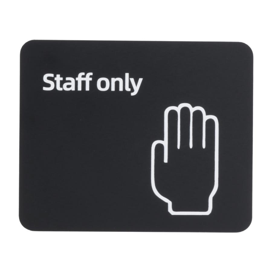 スタッフオンリー ステッカー 関係者以外立ち入り禁止 プレート 看板