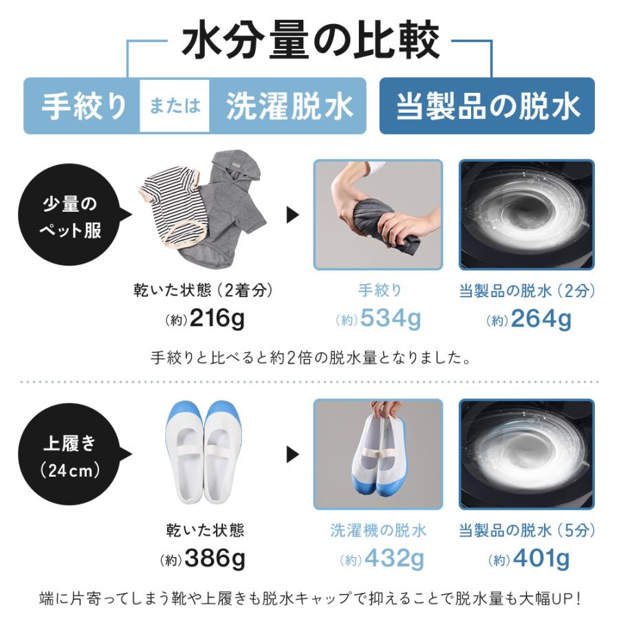 VERSOS（ベルソス） 脱水機 小型 電動 小型脱水機 脱水機能 軽量