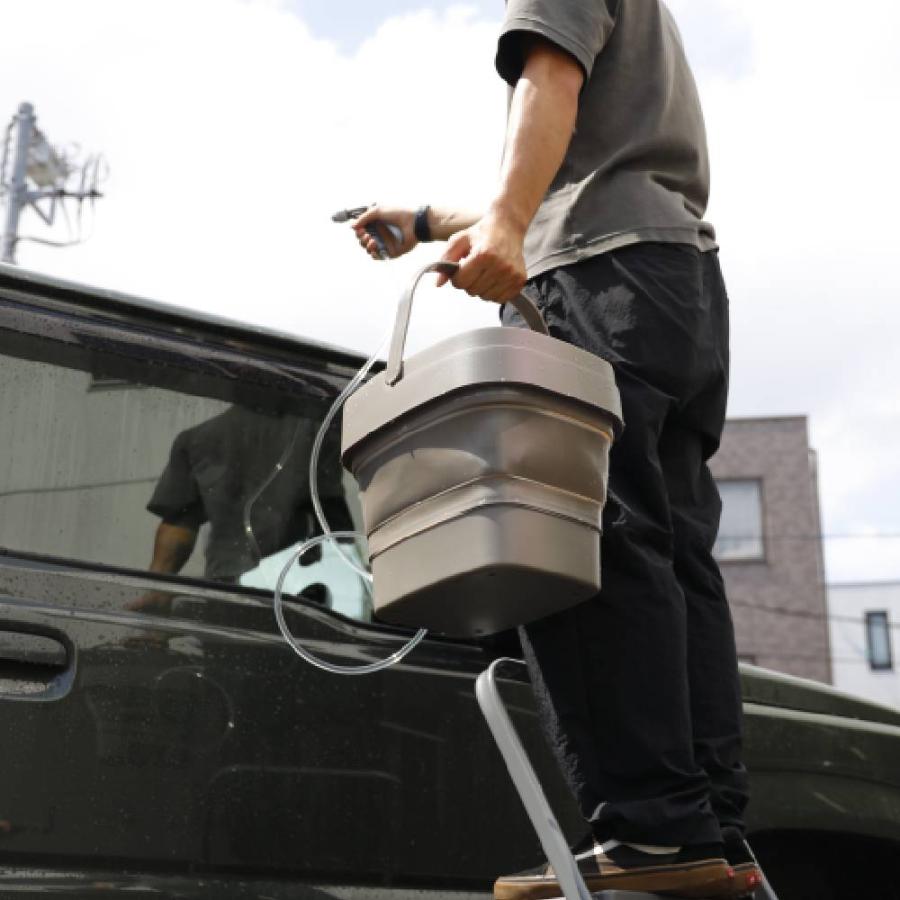 高圧洗浄機 コードレス Comtool ジェットボーイ 9L 充電式 バケツ一