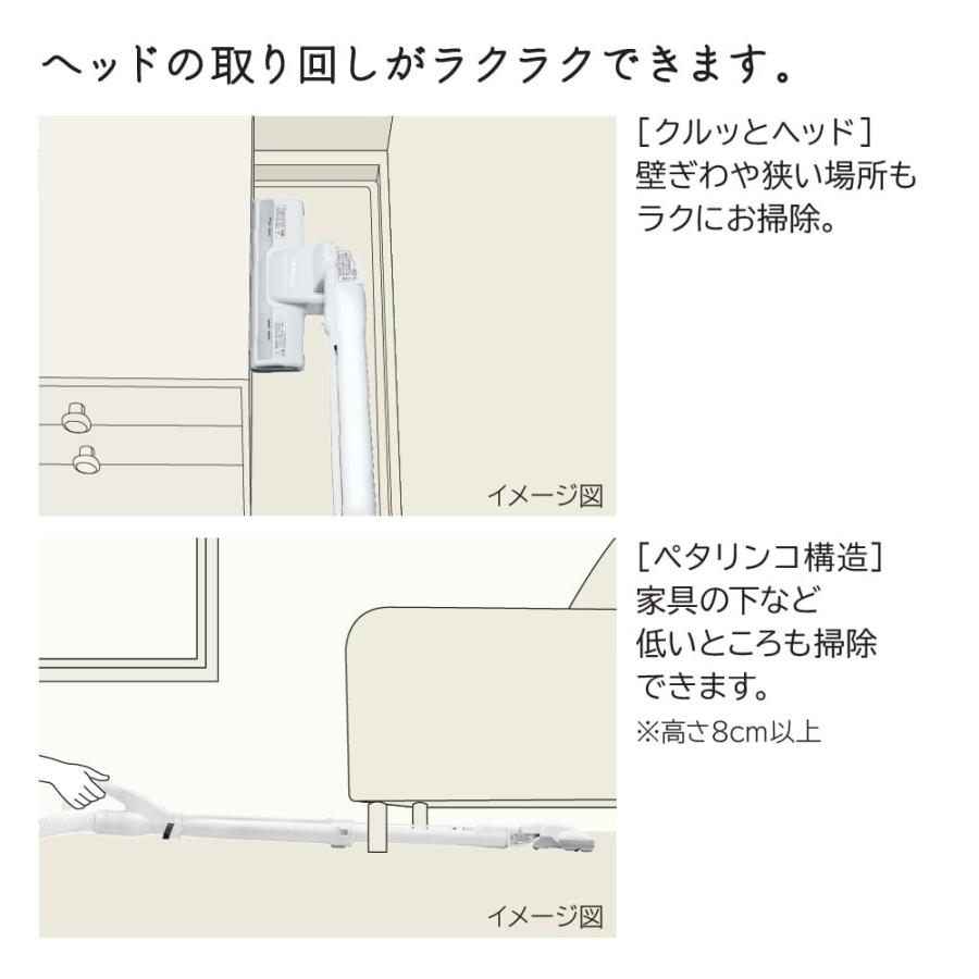 日立（HITACHI） 掃除機 紙パック式 コード式 軽量 パワフル 吸引 CV
