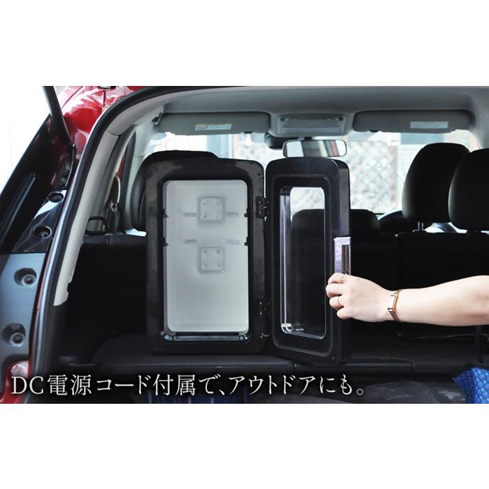 24時からP5倍 ポータブル冷蔵庫 車載用 小型 10l ポータブル コンパクト 車載冷蔵庫 AC DC 2電源式 車載 アウトドア キャンプ ポータブル 冷蔵庫｜iristopmart123｜12