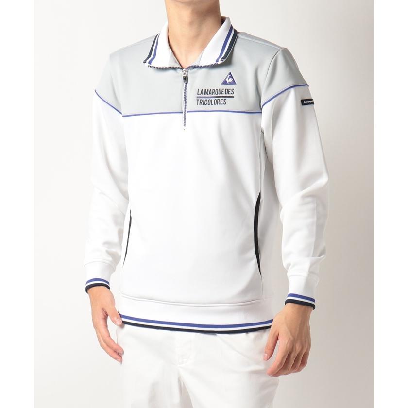 ルコック ゴルフウェア メンズ セーター 冬 秋 長袖 アウター トレーナー 保温 ストレッチ かっこいい 裏起毛ハーフジップカットソー Qgmsjl54 ルコックゴルフ ゴルフ通販 仙台ゴルフアカデミー 通販 Paypayモール