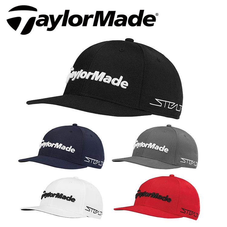 ゴルフキャップ メンズ キャップ おしゃれ かっこいい 21年新作 テーラーメイド 帽子 Tb554 22ss ぼうし Taylormade ツアーフラットビル ゴルフウェア