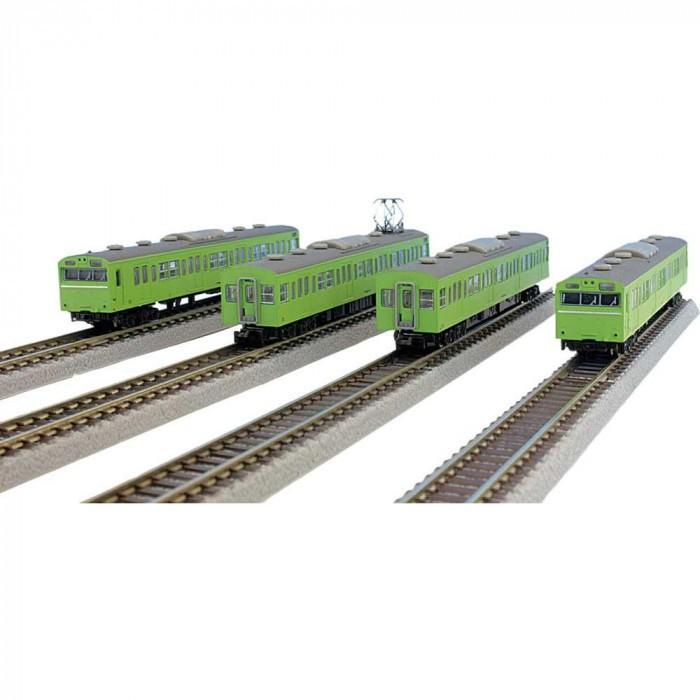 国鉄103系 ウグイス 山手線タイプ 基本4両セット T022-5｜iro2-n