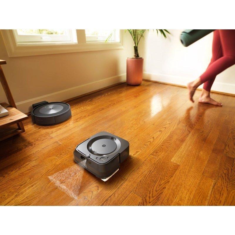 jet M6 ブラーバ：ロボット本体 ブラック 水拭き 床拭きロボット ブラーバ ジェット | アイロボット公式サイト