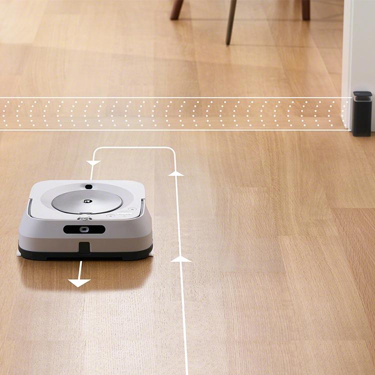 iRobot ブラーバ ジェット m6 m613860ホワイト〔新品未使用） ブラーバ ジェット m6 (ホワイト) (公式整備済リユース品