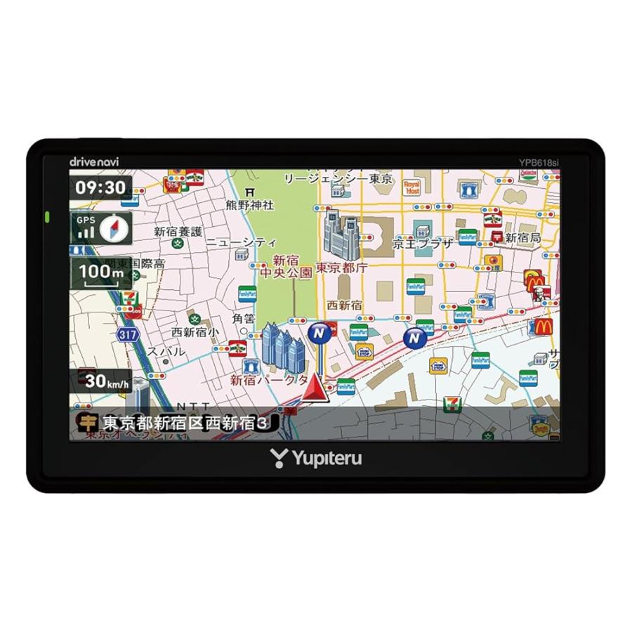 ユピテル 6.0型 ワンセグ内蔵 ポータブルカーナビ YPB618si : irodori