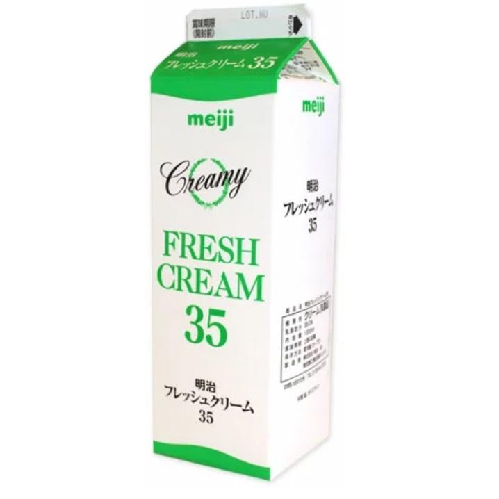 明治 フレッシュクリーム 35 北海道 生クリーム クリーム 1 000ml 1l クール便 イロドリフード 通販 Yahoo ショッピング