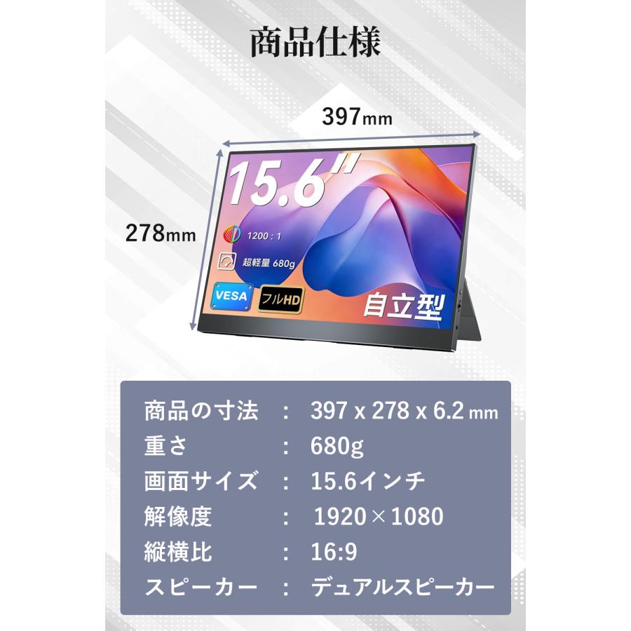 【未開封】EVICIV モバイルモニター 15.6インチ 1920*1080 Amazon.co.jp: モバイルモニター EVICIV 15.6インチ モバイル