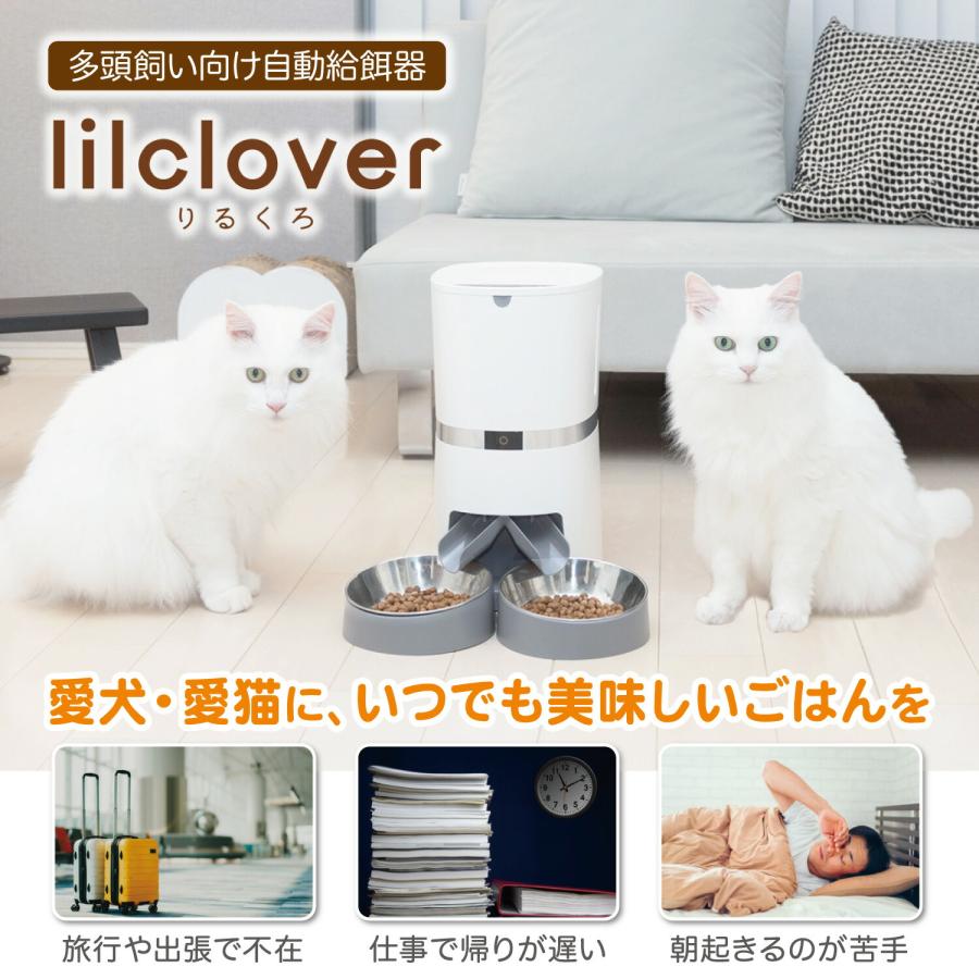 あすつく当日発送】 自動給餌器 自動餌やり器 2匹 多頭飼い あすつく当日発送】 自動給餌器 自動餌やり器 2匹 多頭飼い