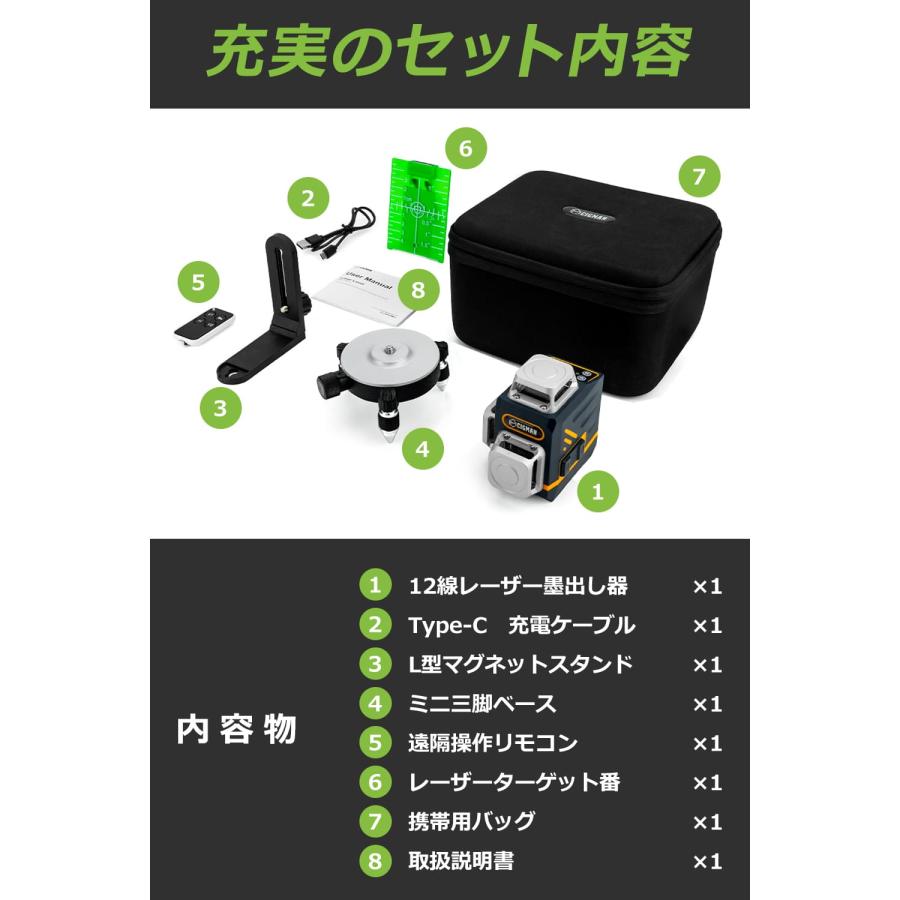 CIGMAN CM-701 グリーンレーザー 墨出し器【野田愛宕店】【店頭取引限定】【中古】ITB1TAIR71B2 レーザー墨出し器【あすつく当日発送】 CIGMAN レーザー墨出し器 3x360