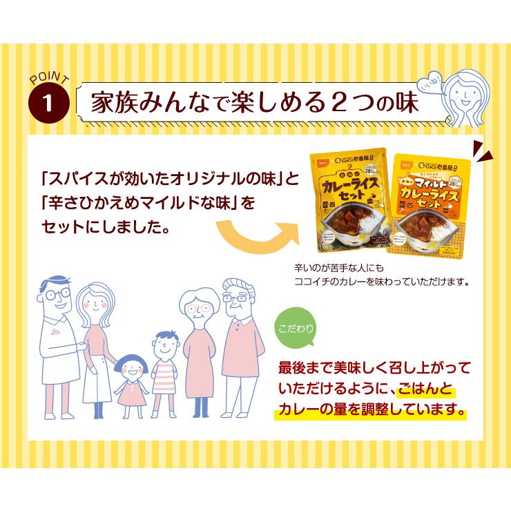 CoCo壱番屋 監修 尾西 の カレーライス 選べる 8個セット 非常食 アウトドア キャンプ｜irodori-ma｜03