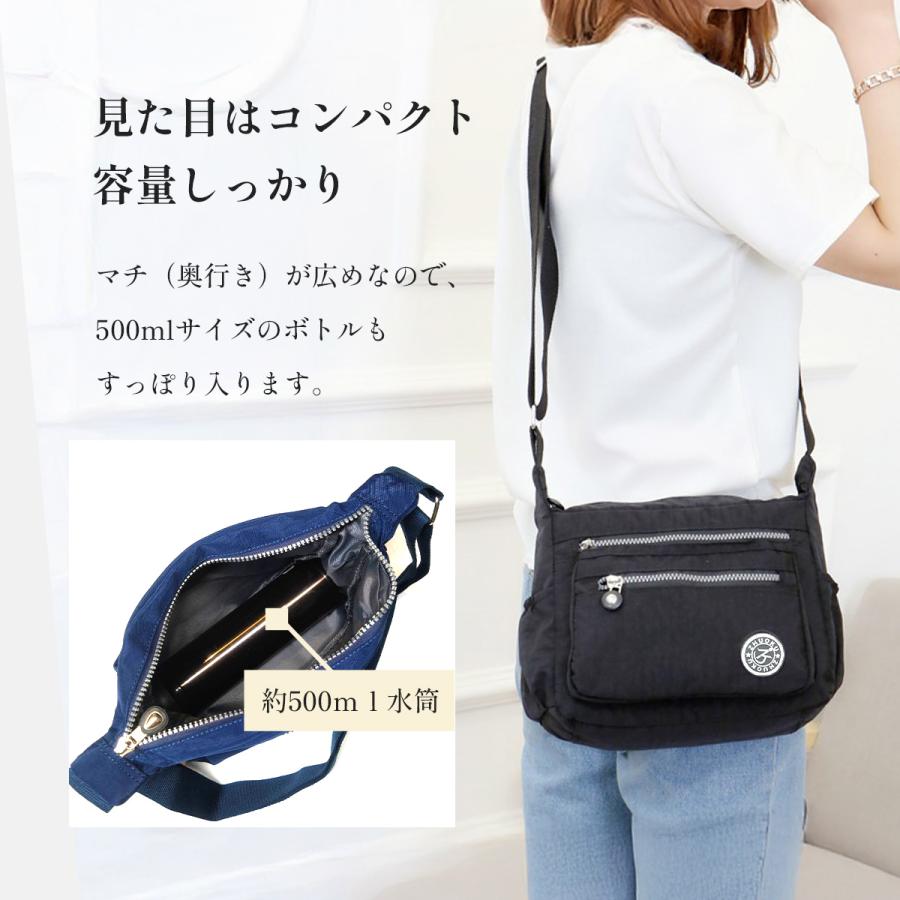 ミニサイズショルダーバッグ ミニショルダーバッグ レディース ナイロン 軽量 撥水 斜めがけ