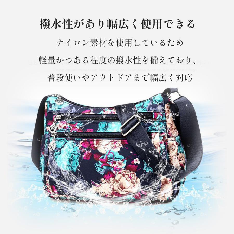 ショルダーバッグ レディース ナイロン 軽量 撥水 斜めがけ ミニ