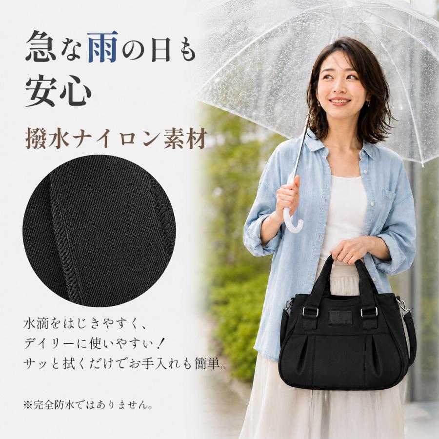 ショルダーバッグ レディース 斜めがけ 小さめ 軽い ナイロン 軽量 撥