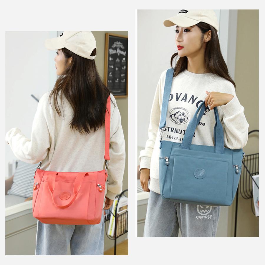 ショルダーバッグ レディース ナイロン 軽量 撥水 斜めがけ 2way