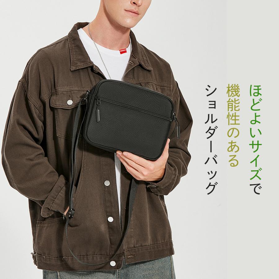 ショルダーバッグ メンズ ナイロン 軽量 撥水 斜めがけ ミニ
