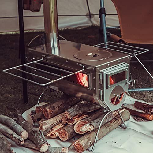 比較的美品 Change Moore 薪ストーブ 高機能 3面ガラス コンパクト ステンレス鋼 ウッドストーブ テント用 調理できる ユニー 入庫 Www Kvtt Com Au