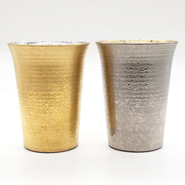 波佐見焼 ゴールド＆プラチナ ペアカップ 金 銀 フリーカップ