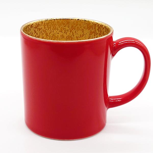 波佐見焼 長寿 マグカップ 還暦 喜寿 古稀 米寿 赤 紺 黄色 金 陶器 和