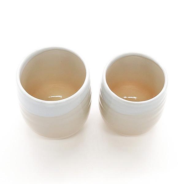 萩陶苑（SHUTOUEN） 萩焼 湯呑 ペア 姫土丸 夫婦茶碗 湯呑み お茶碗
