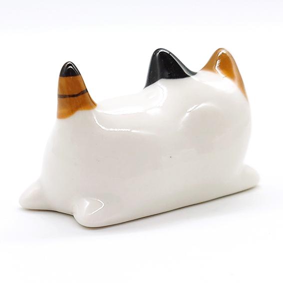 にゃん屋 猫3兄弟 寝そべり 箸置き 3個セット 猫 ネコ ねこ 陶器