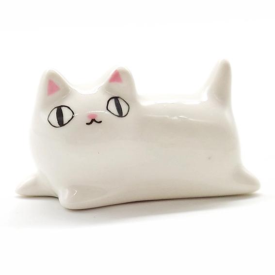 にゃん屋 猫3兄弟 寝そべり 箸置き 3個セット 猫 ネコ ねこ 陶器