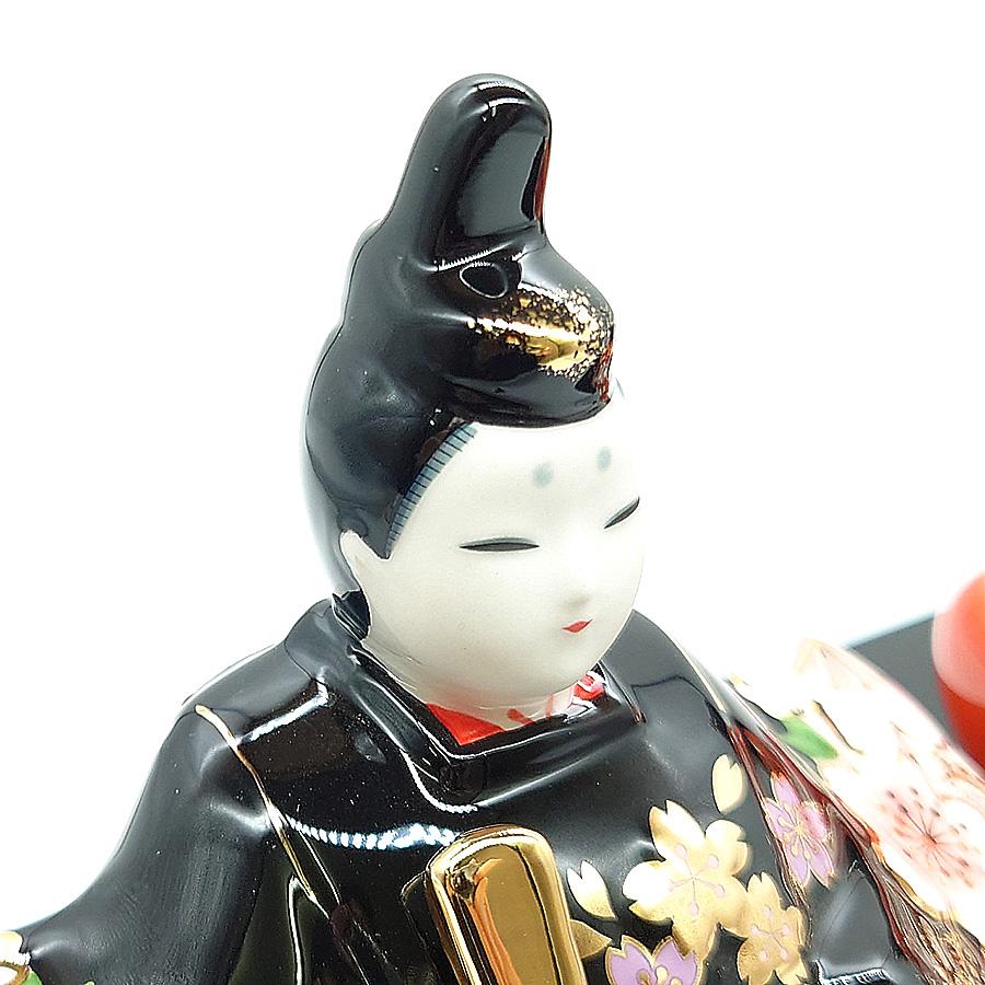 お雛人形 薬師窯 コンパクト 薬師窯 彩絵花錦雛（桃色）2646 雛人形 コンパクト モダン ひな人形