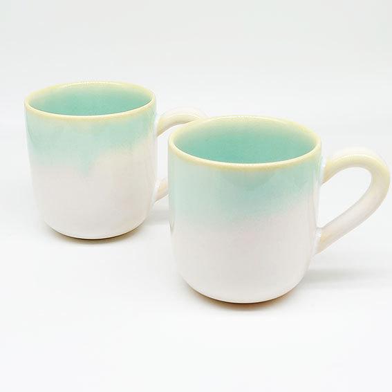 萩陶苑（SHUTOUEN） 萩焼 マグカップ ペア レモネード 木箱入 陶器 和