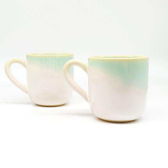 萩陶苑（SHUTOUEN） 萩焼 マグカップ ペア レモネード 木箱入 陶器 和