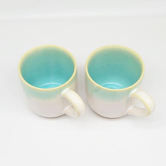 萩陶苑（SHUTOUEN） 萩焼 マグカップ ペア レモネード 木箱入 陶器 和