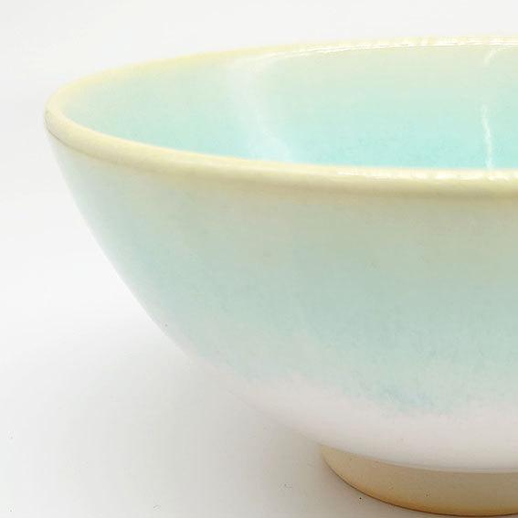 萩陶苑（SHUTOUEN） 萩焼 レモネード 飯碗ペア 木箱入 お茶碗 夫婦茶碗