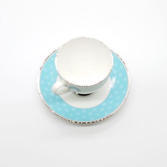 NARUMI ナルミ フェリシータ！ コーヒー碗皿 1客 ブルー 210cc カップ