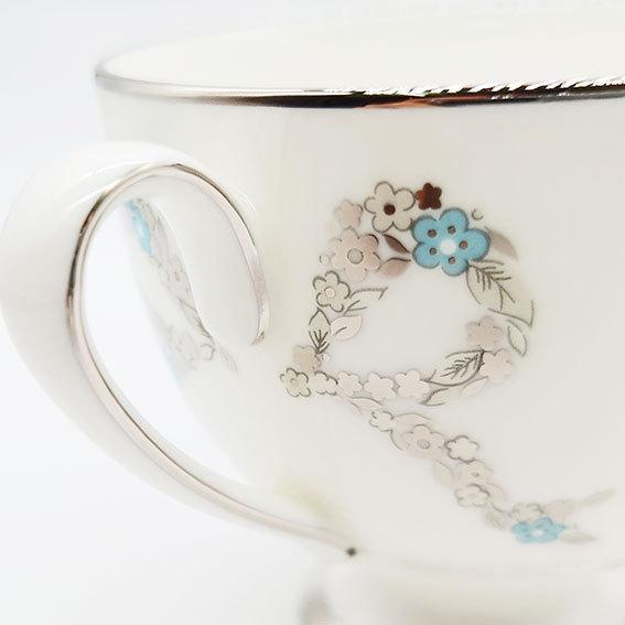 NARUMI ナルミ フェリシータ！ コーヒー碗皿 1客 ブルー 210cc カップ