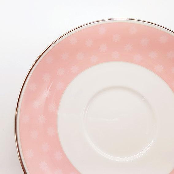 NARUMI ナルミ フェリシータ！ コーヒー碗皿 1客 ピンク PINK 210cc