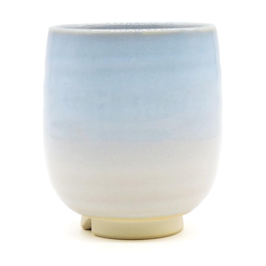 萩陶苑（SHUTOUEN） 萩焼 湯呑 つぼみ 露草 茶碗 ブルー 青 湯呑み 湯