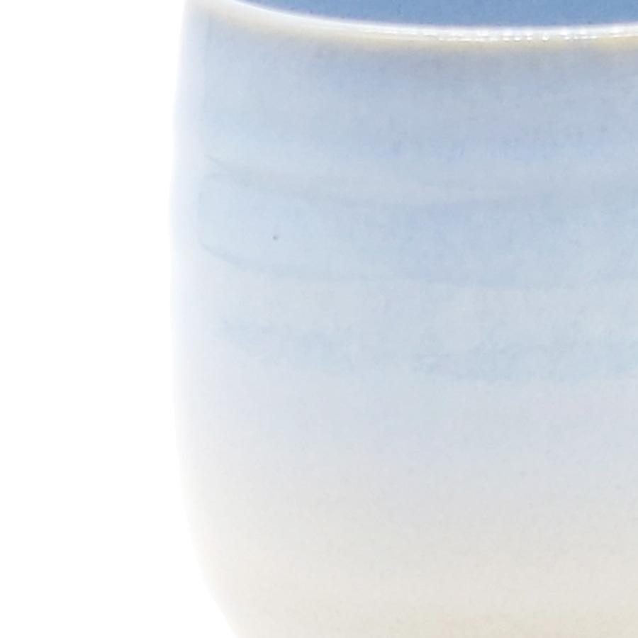 萩陶苑（SHUTOUEN） 萩焼 湯呑 つぼみ 露草 茶碗 ブルー 青 湯呑み 湯