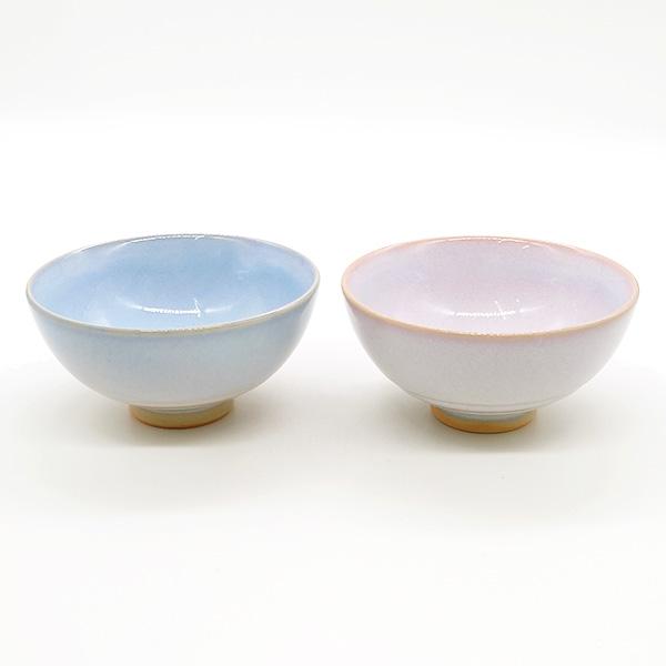萩陶苑（SHUTOUEN） 萩焼 つぼみ 飯碗 ペア 夫婦茶碗 お茶碗 茶碗 日本