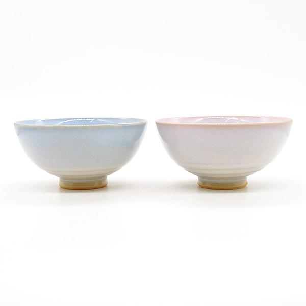 萩陶苑（SHUTOUEN） 萩焼 つぼみ 飯碗 ペア 夫婦茶碗 お茶碗 茶碗 日本