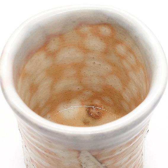 ⑦正規品 萩焼 萩陶苑 酒器 食器 ぐい呑 骨董品 焼物 木箱あり セット未使用 つぼみ桜湯呑（折箱）｜萩焼窯元 萩陶苑 椿秀窯 ギフト