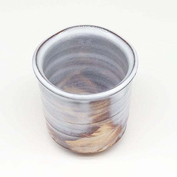 ☆未使用☆【萩焼 HAGI】 椿秀窯 庄 圭一郎 菓子鉢 盛鉢 紫雲 木箱入