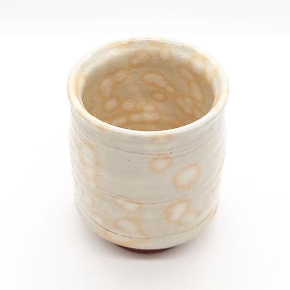 萩陶苑（SHUTOUEN） 萩焼 湯呑 御本手 大 圭一郎作 木箱入 湯呑み お