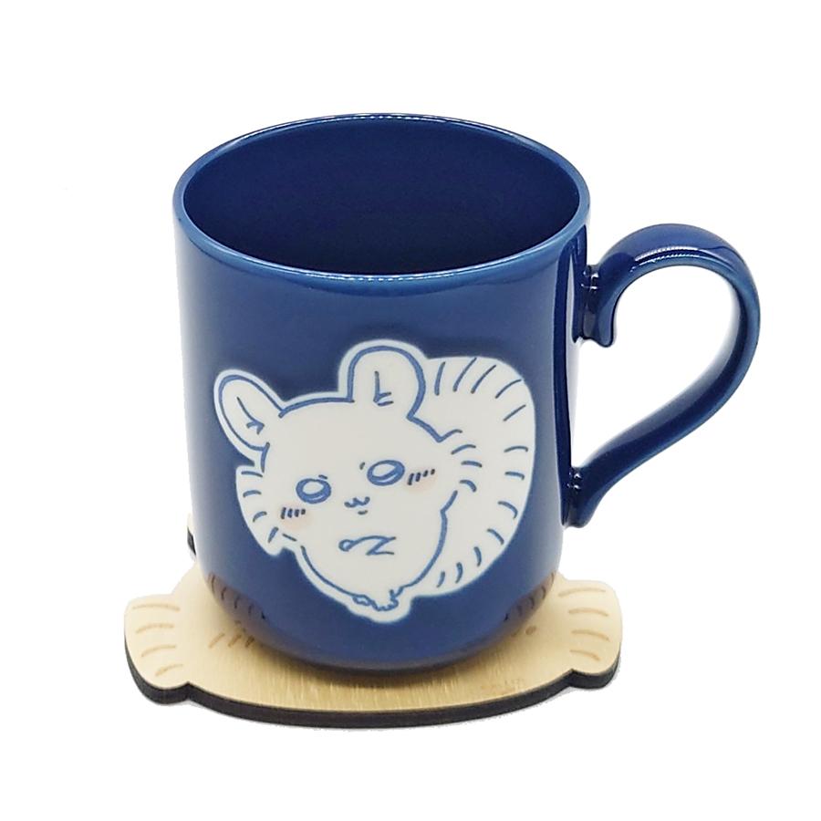 ちいかわ モモンガ マグカップ 木製コースター付 マグ ベージュ