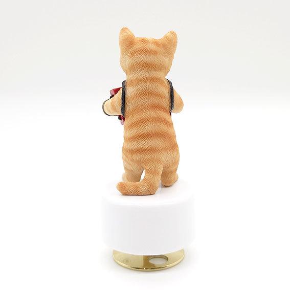 キャットオルゴール 茶トラとアコーディオン イッツアスモールワールド